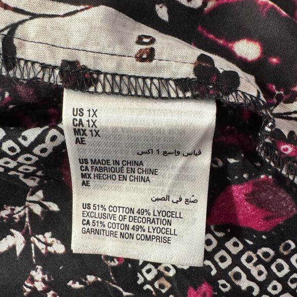 INC 1X-Large Halter Maxi Dress Floral Patchwork Tiered Ruffled Lightweight Multi - Picture 7 of 9